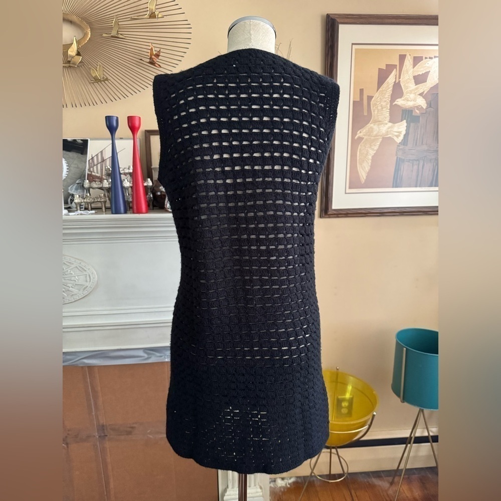 MADELEINE THOMPSON Alexia crochet-knit wool and cashmere-blend mini dress M - Picture 11 of 16